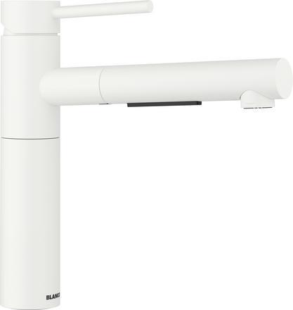Produktbild Blanco ALTA-S II | Edelstahl silgranitweiss | Hochdruck | Mit herausziehbarem Schlauch | Rückflussver