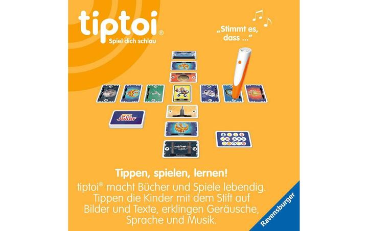 Actual product image Ravensburger tiptoi 00223 Space quiz, quiz game for children aged 6+, for 1-4 players (German)