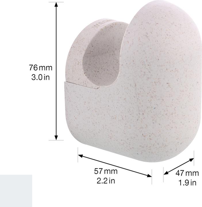 Actual product image Wagner System design yourself coat hook PILL WH 0414 with 1 hook grey, 1 pc.