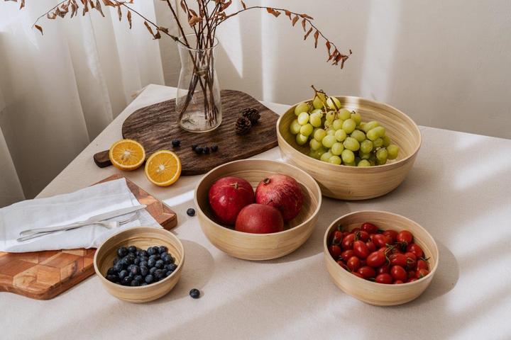 Actual product image Nuts Bowl Bamboo S natural (14 cm, 1 x)