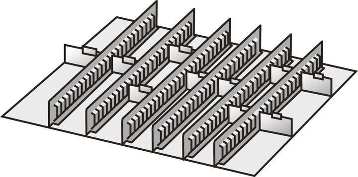 Produktbild SSI Schäfer Einrichtungs-Sortiment für Werkzeugschrank WSK (102.30 cm, 5 cm)