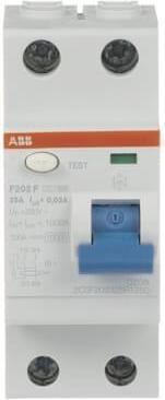 Immagine prodotto ABB F202F-25/0,03 Interruttore differenziale 2P, tipo F, 25A, 30mA F202F-25/0,03