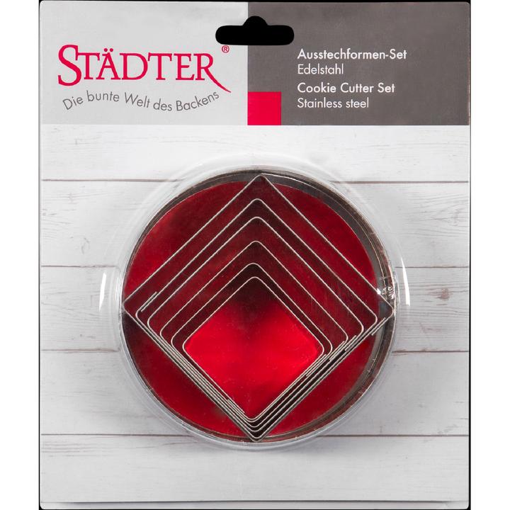 Actual product image Städter Square cookie cutter set