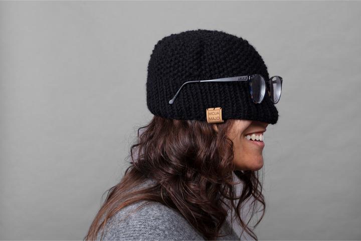 Actual product image Moja Majo Woolen Hat Alex One Size, Forest Green