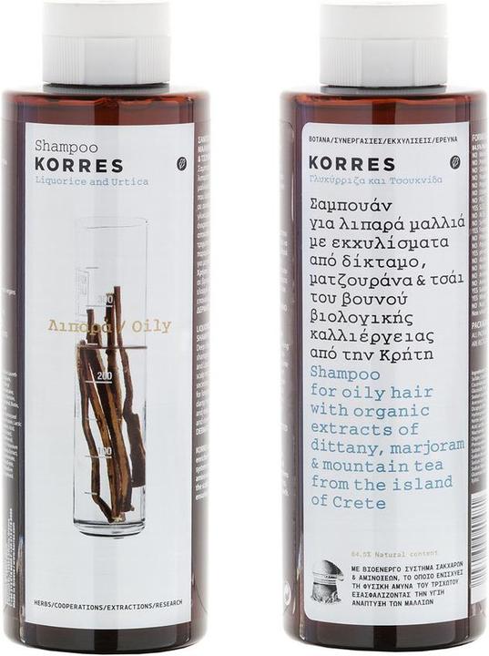 Actual product image Korres Liquorice & Urtica (250 ml, Liquid shampoo)
