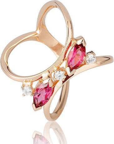 Immagine prodotto Breuning ANELLO - E.ROSA TURMALINE/Brill. 0,15 Ct. H/si (56, Oro 750/18 K)