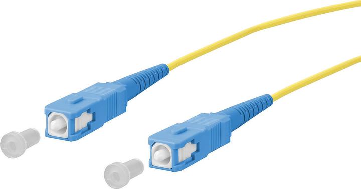 Actual product image Metz Connect Fibre optic patch cable singlemode OS2 (U/FTP, CAT7, 1 m)