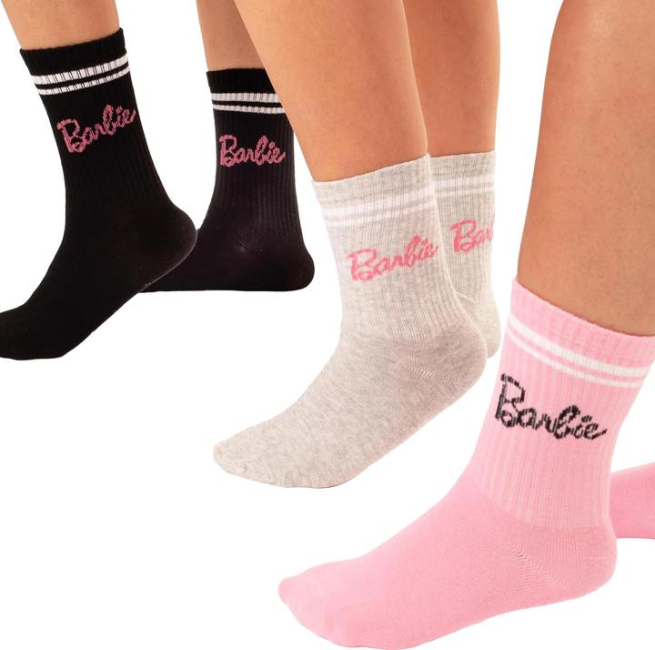 Immagine prodotto Barbie Calzini Donna Misura Confezione 3 (confezione da 3, 37 - 40.5)
