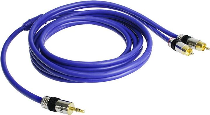 Image du produit InLine Prise 3,5 mm - Cinch (2 m, RCA, Jack 3,5 mm (AUX))