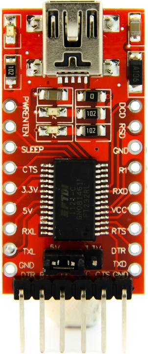 Produktbild Purecrea Mini USB UART FTDI Programmer 3.3/5V USB Seriell