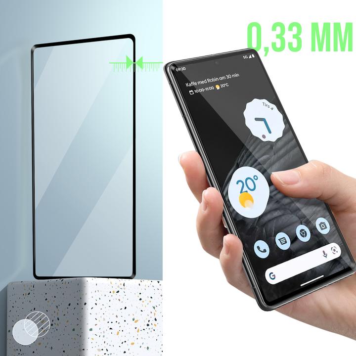 Produktbild Avizar 9H Härtegrad Glas-Displayschutzfolie (1 Stück, Google Pixel 7)