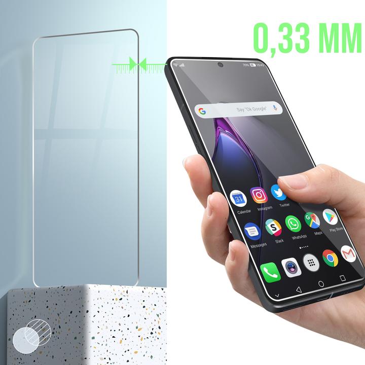 Produktbild Avizar 9H Härtegrad Glas-Displayschutzfolie (1 Stück, Oppo Reno 8 Pro 5G)