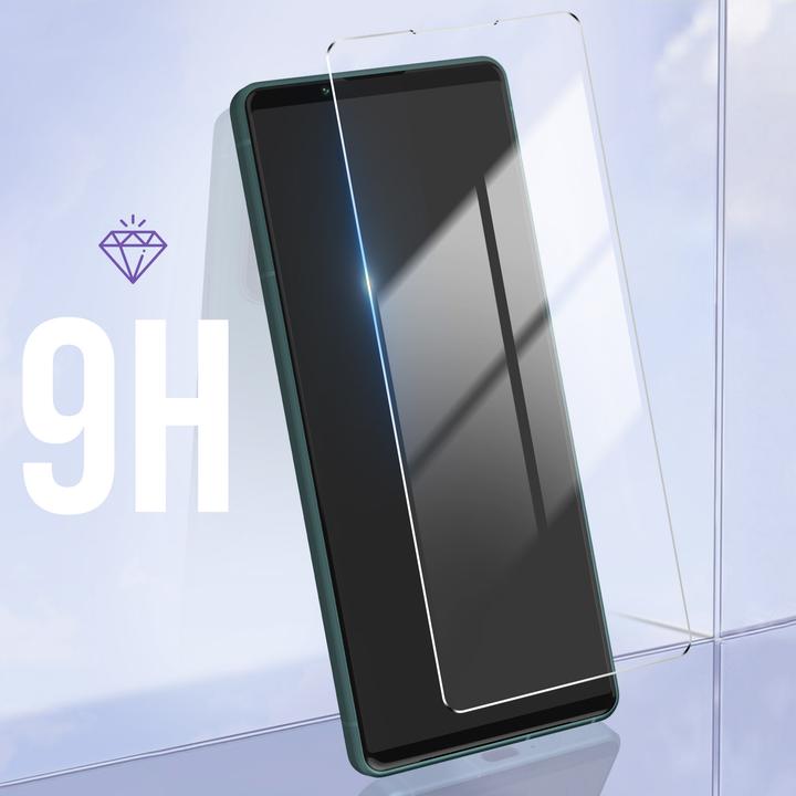 Actual product image Avizar 9H hardness glass display protection film (1 Piece, Sony Xperia 5 IV)