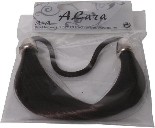 Image du produit A&A Chouchou en cheveux synthétiques brun foncé (Élastiques à cheveux)