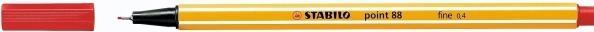 Actual product image STABILO point 88 Fineliner (Red, 10 x)