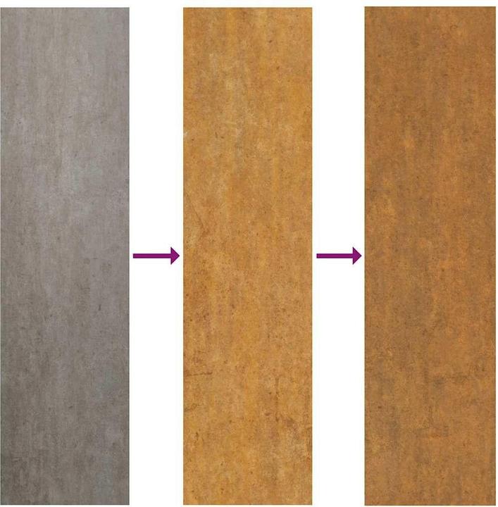 Produktbild VidaXL Gartentor 105x205 cm Wetterfester Stahl Flammen-Design Zauntor