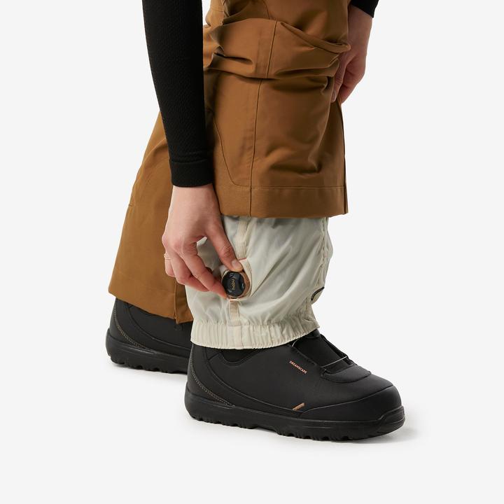 Produktbild Dreamscape Snowboardhose Skihose Damen - SNB 500 camel (36)