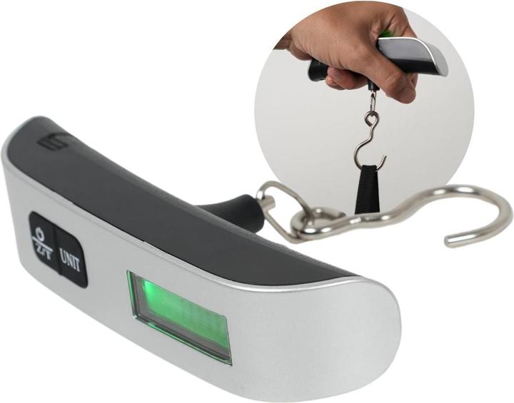 Hermex Digitale Kofferwaage Gepäckwaage Handwaage Reisewaage Hängewaage (Kofferwaage)