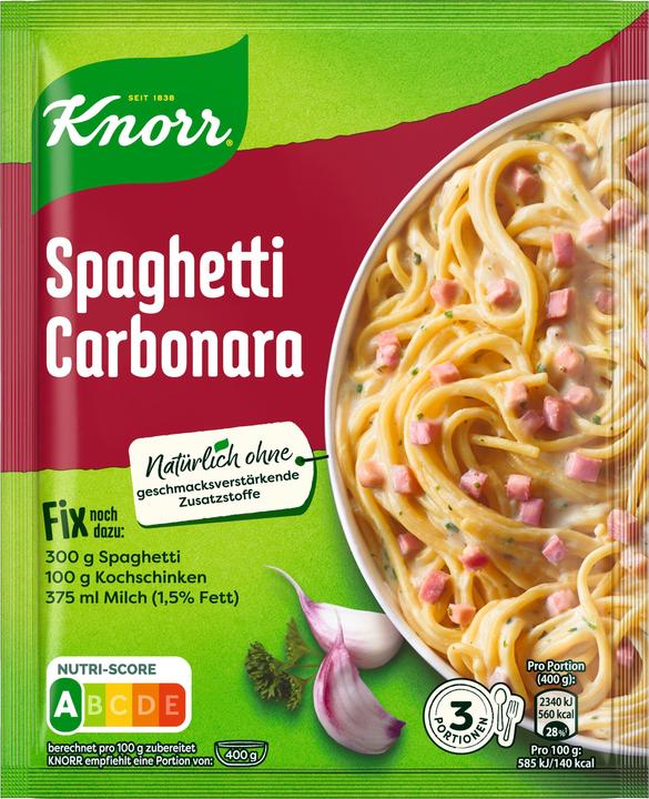 Produktbild Knorr Fix Spaghetti alla Carbonara (36 g)