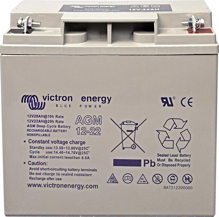 Victron Energy Cycle profond (12 V, 22 Ah)
