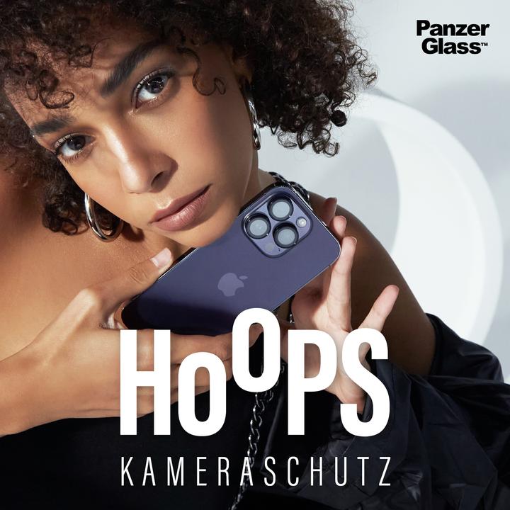 Produktbild PanzerGlass Hoops Camera Lens Protector (1 Stück, Apple iPhone 15)