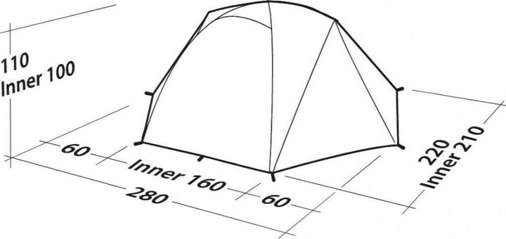 Actual product image Robens Boulder 3 (Dome tent, 2.90 kg, 3 persons)