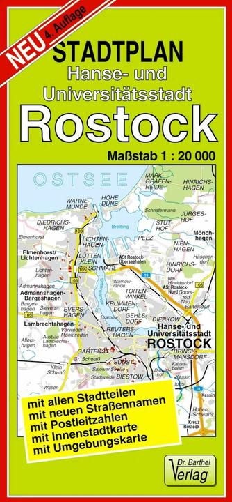 Immagine prodotto Mappe della città di Dr Barthel. Rostock anseatica