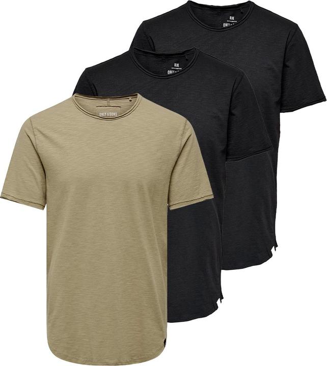 Only & Sons 3er Pack BENNE T-Shirt