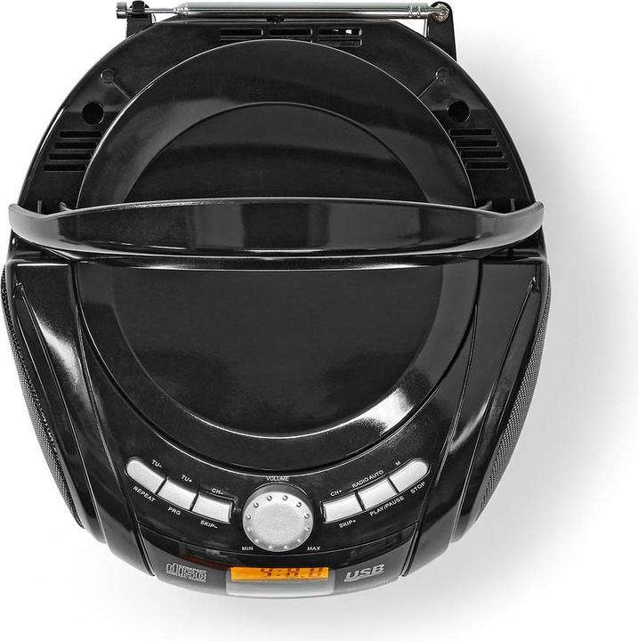 Actual product image Nedis CD Player Boombox Battery Powered/Mains Powered Stereo 9 W Bluetooth® FM USB Playga (FM, Bluetooth)