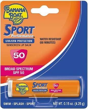 Actual product image Banana Boat Sport Performance Sunscreen Lip Balm SPF 50 (5 ml)