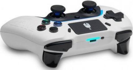 Actual product image Spartan Gear PS4 Controller black/white wireless Aspis 4 PC wired PS4 wireless (PS4, PC)
