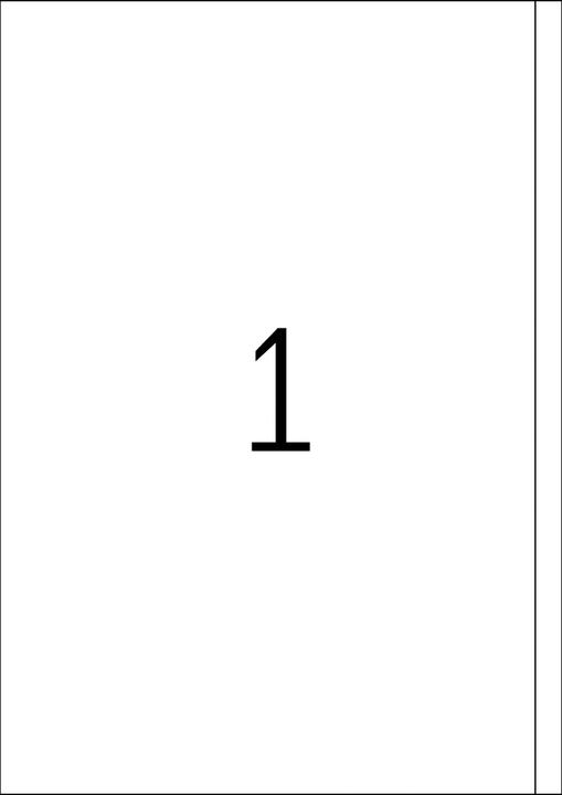Nährwerte und Zutaten TopStick TOP STICK Universal-Etiketten, 200 x 297 mm, weiá