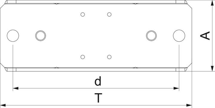 Immagine prodotto OBO Bettermann OBO BSKM-AD 1025RW Supporto per montaggio sospeso 100x250 bianco puro (2500 cm)