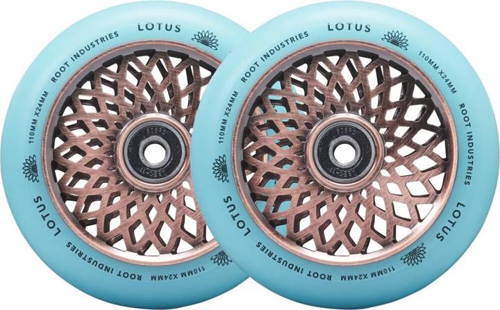 Immagine prodotto Root Industries Root Lotus Pro Scooter Wheels 110mm - Copper/Isotope (24mm)