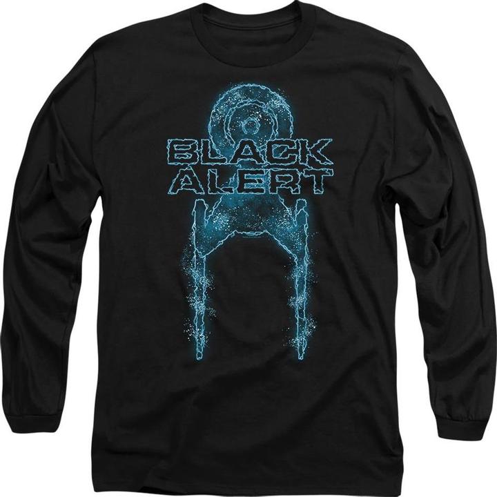 Actual product image Universal Textiles Unisex Adult Black Alert T-Shirt (XXL)