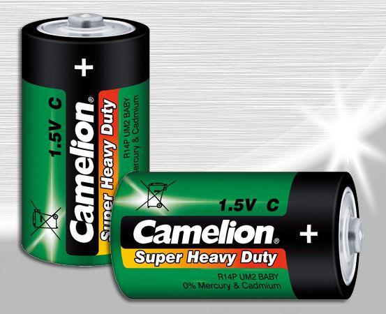 Immagine prodotto Camelion R14P-SP2G - Batteria usa e getta - C - cloruro di zinco - 1,5 V - 2 pezzi - 3850 mAh (2 pz., C, 3850 mAh)