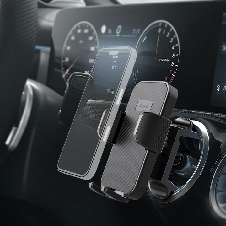 Immagine prodotto Hama Auto-Handyhalterung für runde Lüftung, 360 Grad drehbar, universal