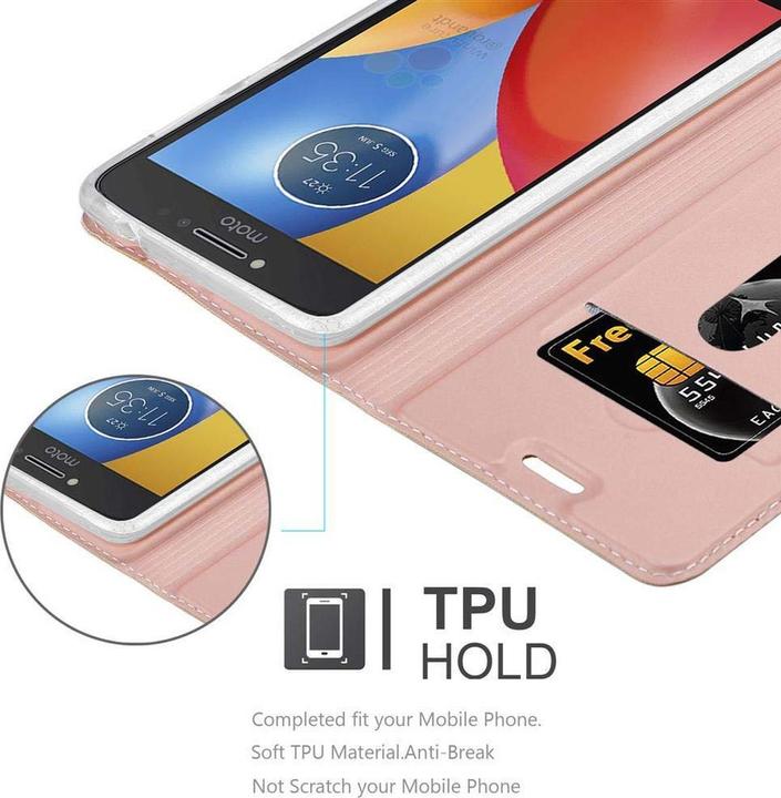Produktbild Cadorabo Book Classy Style Cover (Motorola Moto E4)