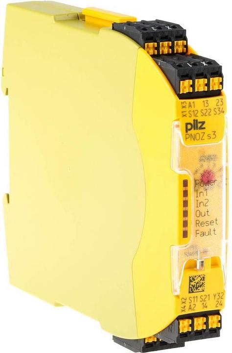 Actual product image Pilz GmbH & Co. KG Emergency stop switchgear 24VDC 2 n/o PNOZ s3 C#751103