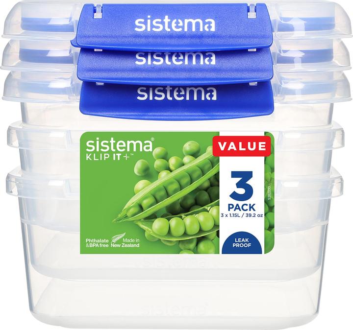 Sistema Square Klip it Plus 3pack 1,15ml (1.15 l)