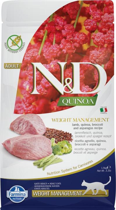 Produktbild Farmina Feline Weight Management Lamm & Brokkoli (1.5kg) (Adult, 1.50 Stk., 1500 g)
