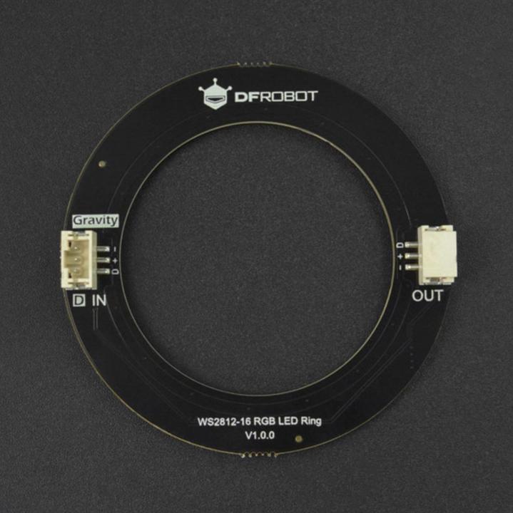 Actual product image DFRobot Neopixel Ring 16x WS2812 RGB LED