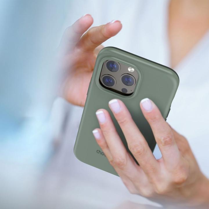 Actual product image Choetech Case for the iPhone 13 Pro Max Green (PC0114-MFM-GN) (Apple iPhone 13 Pro Max)