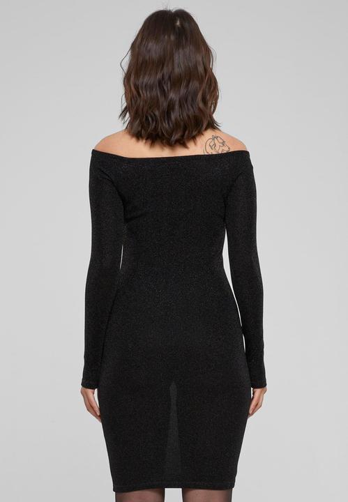 Image du produit Urban Classics Ladies Off Shoulder Longsleeve Glitter Dress - 126795 (L)