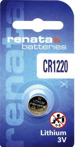 Produktbild Varta Lithium-Knopfbatterie CR1220 (CR1220, 40 mAh)