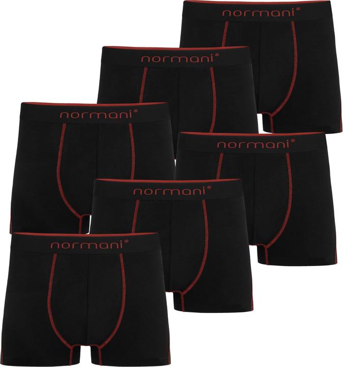 Immagine prodotto Normani 6 Herren Baumwoll-Boxershorts (S, confezione da 6)