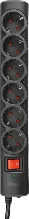 Image du produit Trust Surge Guard Protection contre les surtensions (6 x, CEE 7/3, 1.80 m)