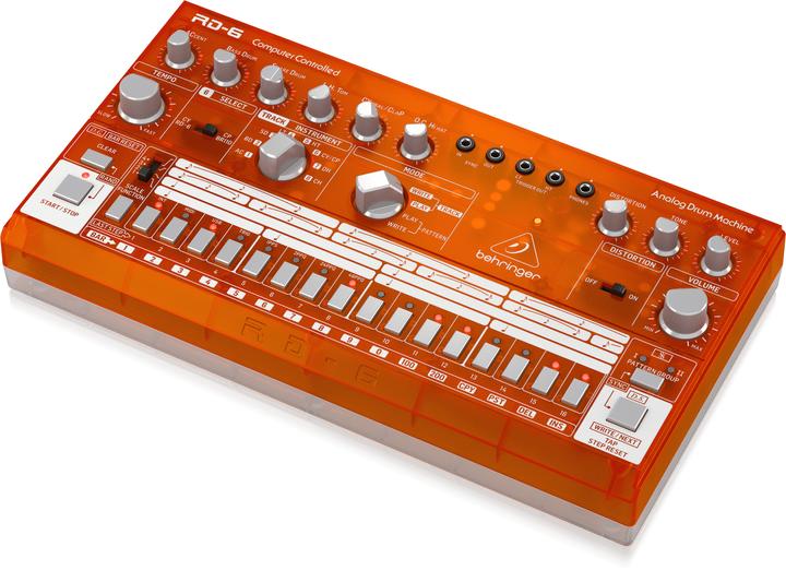 Produktbild Behringer RD-6-TG Maszyna perkusyjna - pomarańczowy przeźroczysty