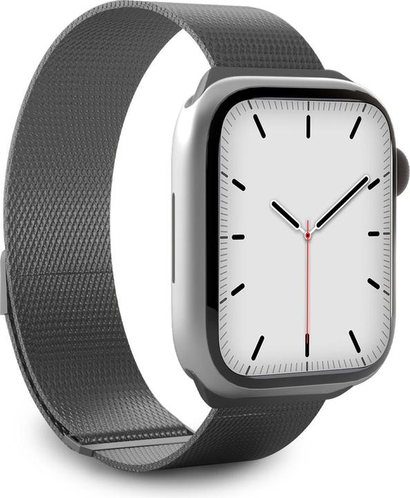 Actual product image Caseme Apple Watch 42/44/45 mm band with magnetic closure (42 mm, 44 mm, 45 mm, Stainless steel)