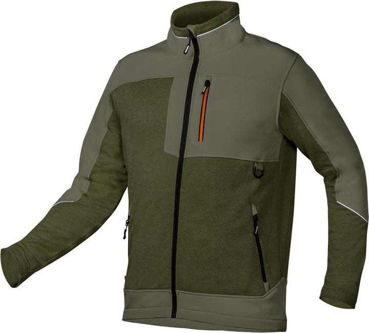 Neo Softshell Sweatshirt OUTDOOR grün Grösse S (S)
